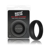 Rock Solid Silicone Black C Ring, Medium (1 7/8in) In A Clamshell