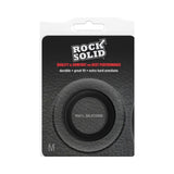 Rock Solid Silicone Black C Ring, Medium (1 7/8in) In A Clamshell