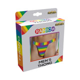 Rainbow Men's Thong One Size