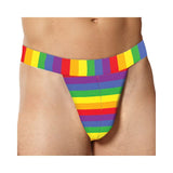 Rainbow Men's Thong One Size