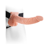 Ff Hollow Strap On W/balls 9 Flesh