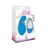 Gossip Whirl 4 Speed Silicone Egg Vibe- Blue