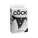 King Cock Fit Rite Harness Black Nylon Strap On