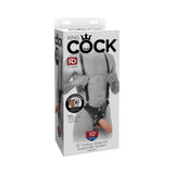 King Cock 10 " Hollow Strap On Suspender System