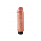 King Cock 6 inches Vibrating Dildo Beige