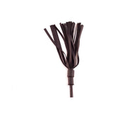 Rouge Leather Wooden Handle Riding Crop Black