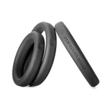 Perfect Fit Xact-fit Silicone Rings S-m-l (#14, #17, #20) Black