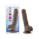 Au Naturel 9 Sensa Feel Dildo - Chocolate