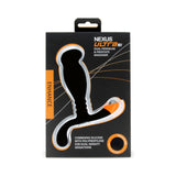 Nexus Ultra Si Silicone & Polypropylene Massager - Black/orange