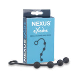 Nexus Excite Silicone Anal Beads - Black
