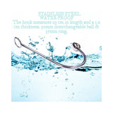 Rouge Stainless Steel Anal Hook