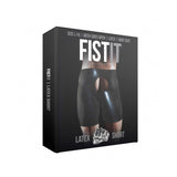 Fist-it Latex Unisex Fisting Short - Black - L/xl