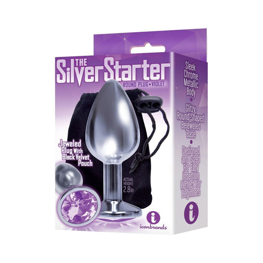 The 9's, The Silver Starter, Bejeweled Stainless Steel Plug