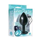 The 9's, The Silver Starter, Bejeweled Annodized Stainless Steel Plug