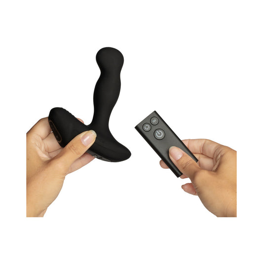 Nexus Revo Slim Remote Control Rotating Prostate Massager - Black