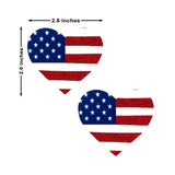 Neva Nude Pasty Hearts U.S Flag
