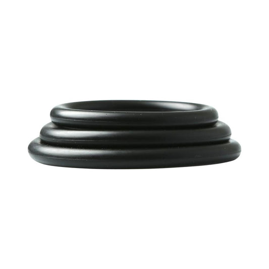 Rubber Cock Ring 2 inches Black