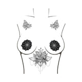 Neva Nude Pasty Spider Web