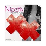 Neva Nude Pasty X Factor Wet Vinyl Red