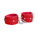 Ouch! Plush Leather Wrist Cuffs