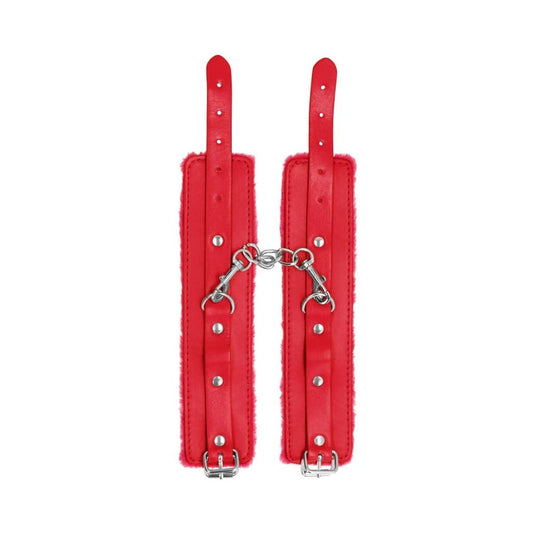 Ouch! Plush Leather Wrist Cuffs