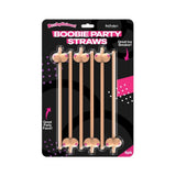 Booby Straws - Flesh Pack of 6