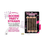 Booby Straws - Flesh Pack of 6