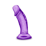 B Yours - Sweet N' Small 4in Dildo With Suction Cup - Purple