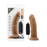 Dr. Skin - Dr. Joe - 8 Inch Vibrating Cock With  Suction Cup - Mocha