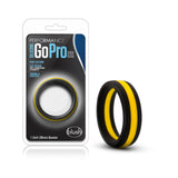 Blush Performance Silicone Go Pro Cock Ring - Black/Green