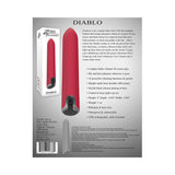 Diablo Rechargeable Bullet Vibrator Red
