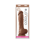 Colours Pleasures 8in Dildo Dark Brown