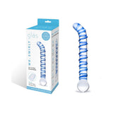 Mr.  Swirl 6.5" Glass Glass Dildo