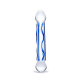 Glas 6.5in Full Tip Textured Glas Dildo