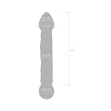 Glas 6.5in Full Tip Textured Glas Dildo