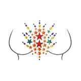 Neva Nude Crystal Pasties Pride Tribe Cleavage