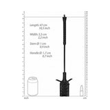 Ouch! Crop Black Rectangle With Lace - Large