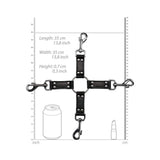 Ouch! Pain - Saddle Leather 4-way Hogtie Cross