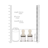 Pumped - Nipple Suction Sets Large - Rose