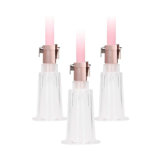 Pumped - Clitoral & Nipple Pump Set Medium - Rose