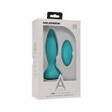 A Play Rechargeable Silicone Experienced Anal Plug w/Remote - Teal