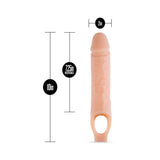 Performance Plus - 10 Inch Silicone Cock Sheath Penis Extender - Vanilla