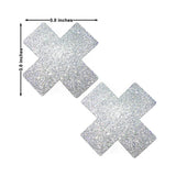 Neva Nude Pasty X Factor Crystal Silver