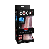 King Cock Triple Density 7 inches Beige Dildo