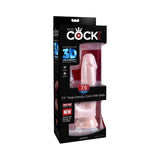 King Cock Triple Density 7.5 inches Cock, Balls Dildo Beige