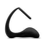 Anal Adv Platinum Cock Ring Plug Black