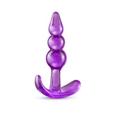 B Yours Triple Bead Anal Plug Purple