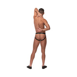Cock Pit Fishnet Cock Ring Jock Black S/M