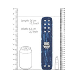 Ouch! Denim Handcuffs - Roughened Denim Style - Blue