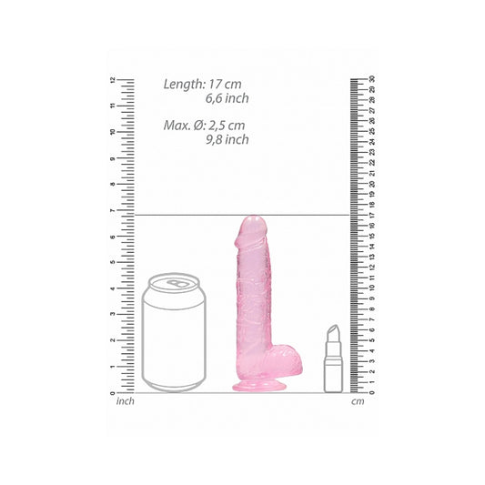 Realrock Realistic Dildo With Balls 6 inches